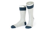 Rocksock casual socks mercerised cotton paradiso grey melange