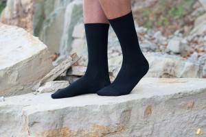 Rocksock mens classic rib merino wool socks