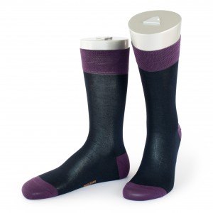 Rocksock casual mercerised cotton socks paradiso blue purple
