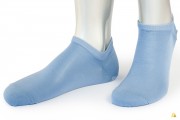 Rocksock casual sneaker socks mercerised cotton venezia blue